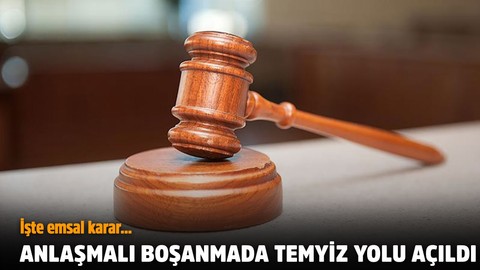 Anlaşmalı boşanmalar için önemli karar!