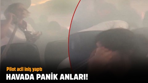 Yolcu uçağında panik anları! Acil iniş yaptı