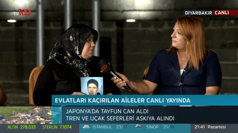 #tv100Diyarbakırda - Evlatları kaçırılan anneler tv100'de - Emre Buga ile Bakış Açısı
