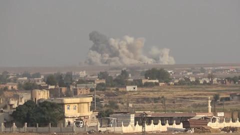 Barış Pınarı Harekatı'nda 180'den fazla hedef ateş altına alındı