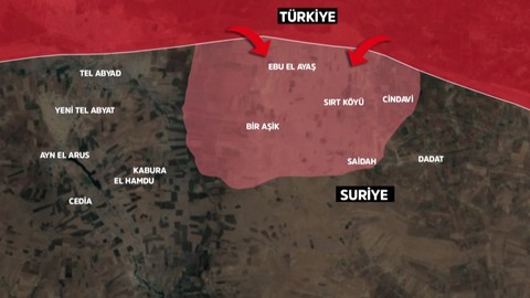 Harita 2 günde değişti! Köyler işte teröristlerden böyle temizlendi...