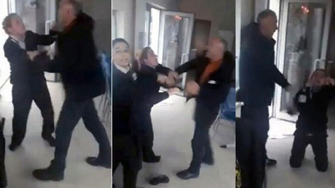 Güvenlik müdürü, kadın görevlilere saldırdı sadece yeri değiştirildi