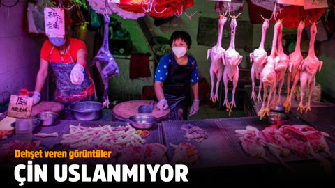 Çin uslanmıyor! Dehşet veren görüntüler