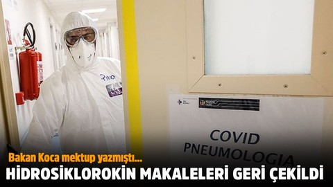 Sağlık Bakanı Fahrettin Koca mektup yazmıştı... O makaleler geri çekildi