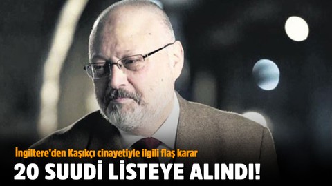 İngiltere'den Kaşıkçı cinayetiyle ilgili flaş karar