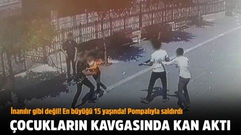 İnanılır gibi değil! En büyüğü 15 yaşında! Pompalıyla saldırdı