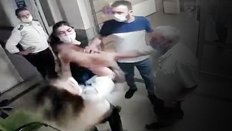 Uyarıyı yaptı, saldırıya uğradı! Hastanede ortalık bir anda karıştı