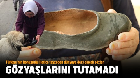 Hatice teyzenin sözü dünyaya ders olur!
