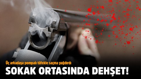 İzmir'de pompalı tüfekle saldırı