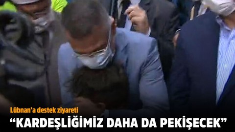 Lübnan'a destek ziyareti!