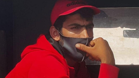 Hamile eşini tekme atarak dövdü!