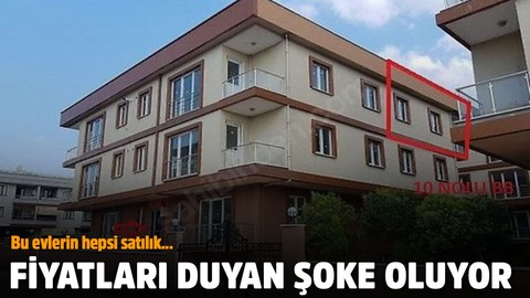 Fiyatı gören şoke oluyor! Bu evlerin hepsi satılık