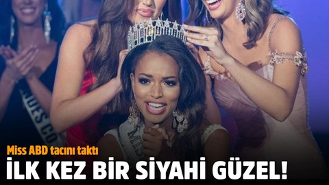 Miss ABD'de ilk kez siyahi bir güzel birinci seçildi