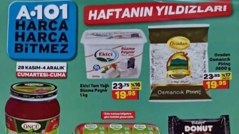 A101 28 Kasım - 4 Aralık 2020 Aktüel ürünler kataloğu! A101'de bu hafta neler var? A101 indirimli ürünler listesi