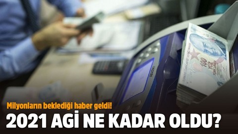 Bakan Selçuk açıkladı: 2021 AGİ ne kadar oldu?