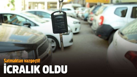 Otomobilini satmak istedi! İcralık oldu