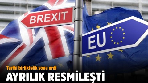 Tarihi birliktelik resmen sona erdi
