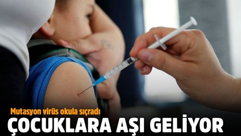 Çocuklara koronavirüs aşısı geliyor