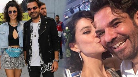 Beren Saat ve Kenan Doğulu’dan dudak dudağa yeni yıl pozu!