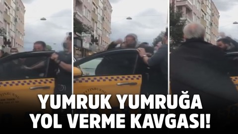 Yer: Fatih... Yumruk yumruğa yol verme kavgası!