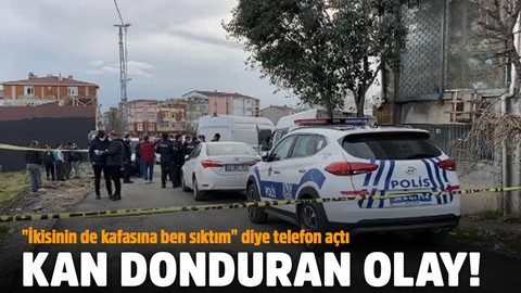 Eşi ve eniştesini öldürdü! 'İkisinin de kafasına ben sıktım' diye telefon açtı!