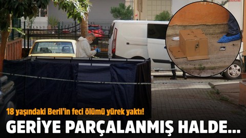 12'nci kattan düşen 18 yaşındaki Beril, feci şekilde can verdi!