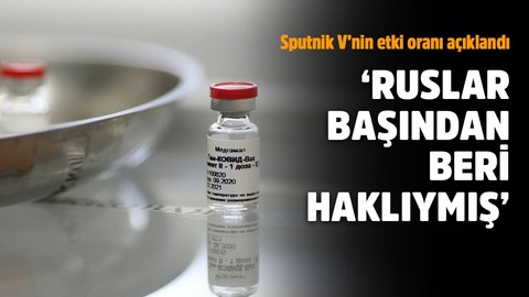 Tıp dergisinde yayımlandı: Sputnik V'nin Faz 3 sonuçlarına göre etkinlik oranı yüzde 91.6