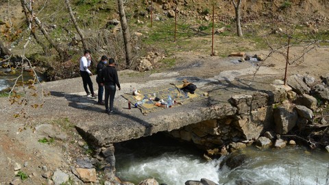 Yasakta piknik yaptılar, 4 kişi 3 bin 600 lira ceza ödediler