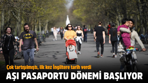 Çok tartışılmıştı... Aşı pasaportu İngiltere'de 15 Nisan'da başlıyor
