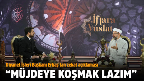 Diyanet İşleri Başkanı Erbaş'tan zekat açıklaması