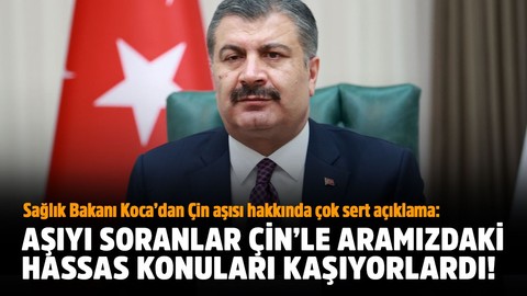 Fahrettin Koca'dan önemli açıklamalar