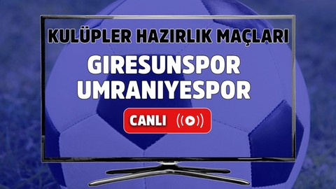 Giresunspor – Ümraniyespor Canlı maç izle