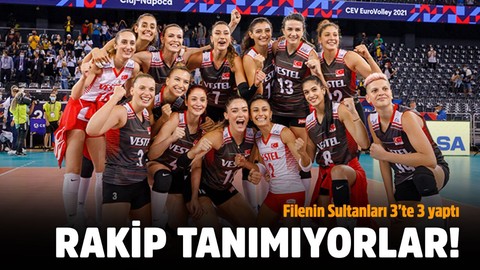 A Milli Kadın Voleybol Takımı, İsveç'i mağlup etti