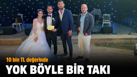 Finike'de evlenen çifte kripto para takıldı