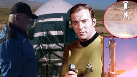 Star Trek'de parlamıştı! 'Kaptan Kirk' uzay yolculuğu yaparak bir rekora imza attı