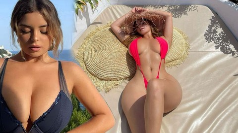 Demi Rose derin dekoltesiyle hayranlarını heyecanlandırdı