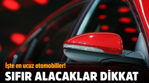 Sıfır alacaklar dikkat! Markalar bir bir açıkladı, en ucuz sıfır otomobiller