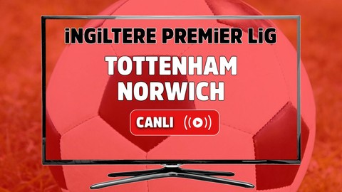 CANLI İZLE Tottenham Norwich