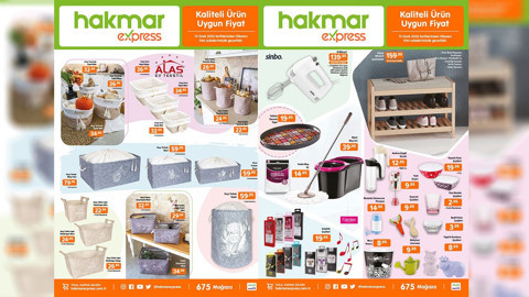 Hakmar 13 Ocak Aktüel ürünler kataloğu! 13 Ocak Hakmar Aktüel Ürünler listesinde neler var?