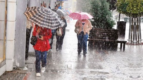 Meteorolojiden sağanak yağış uyarısı!