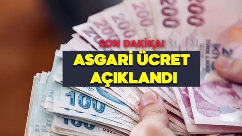 SON DAKİKA Asgari ücret açıklandı! Asgari ücret 2022 Temmuz zammı 5.500 TL oldu! Asgari ücret brüt-net kaç TL oldu?