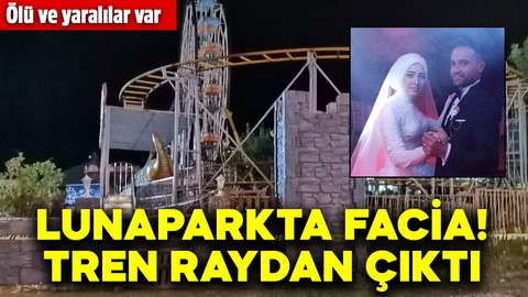 Lunaparkta facia! Eğlence treni raydan çıktı: Ölü ve yaralılar var