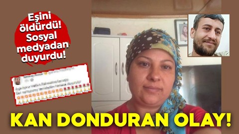 Çanakkale’de kan donduran olay! Eşini öldürdü! Sosyal medyadan duyurdu!