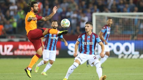 Trabzonspor - Galatasaray maçında kazanan olmadı