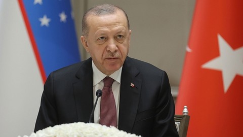 Cumhurbaşkanı Erdoğan, Türkmenistan Halk Maslahatı Başkanı Berdimuhamedov ile görüştü