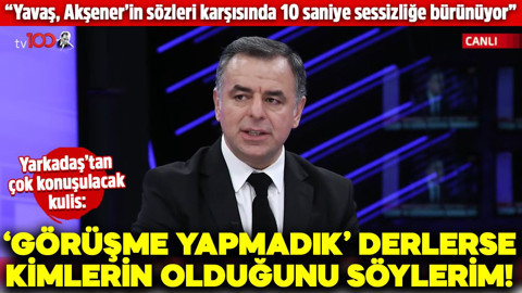 Barış Yarkadaş'tan çok konuşulacak kulis: Mansur Yavaş, Meral Akşener'in  sözleri karşısında 10 saniye sessizliğe bürünüyor!