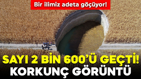 Korkunç görüntü! Bir ilimiz adeta göçüyor! Sayı 2 bin 600'ü geçti