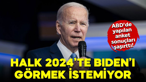 ABD'de flaş anket! 2024'te Biden'ı görmek istemiyorlar