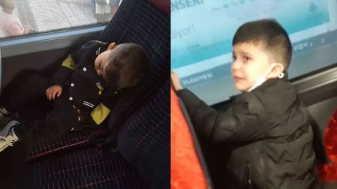 Beylikdüzü'nde şaşkına çeviren olay! Bu kez otobüste bavul değil çocuk unuttular - Resim: 1