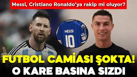 Messi, Cristiano Ronaldo'ya rakip mi oluyor? Futbol camiası şokta! O fotoğraf basına sızdı